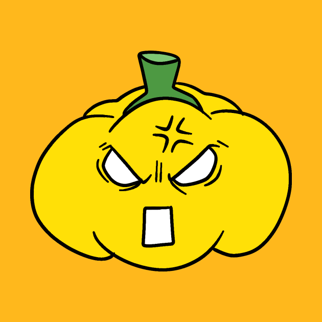 Angry Yellow Pepper by saradaboru