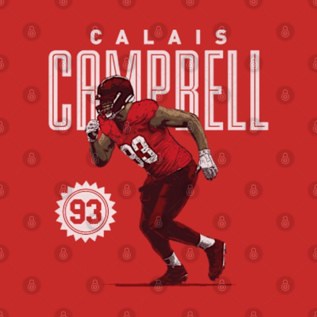 Calais Campbell Atlanta Card by danlintonpro