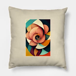 Flowers spiral Pillow