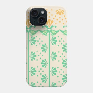 Vintage Art Deco floral pattern Phone Case