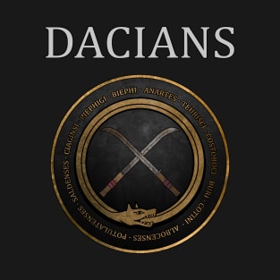 Dacia - Ancient Dacian Tribes - Draco and Falx Symbol T-Shirt