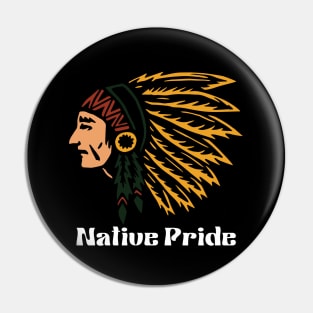 Native pride Pin