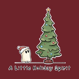 A Little Holiday Spirit with Christmas Tree T-Shirt