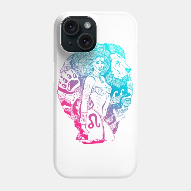 Dual Color Leo Beauty Phone Case by kenallouis