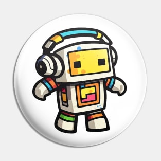 Bionic Beat Bot Pin