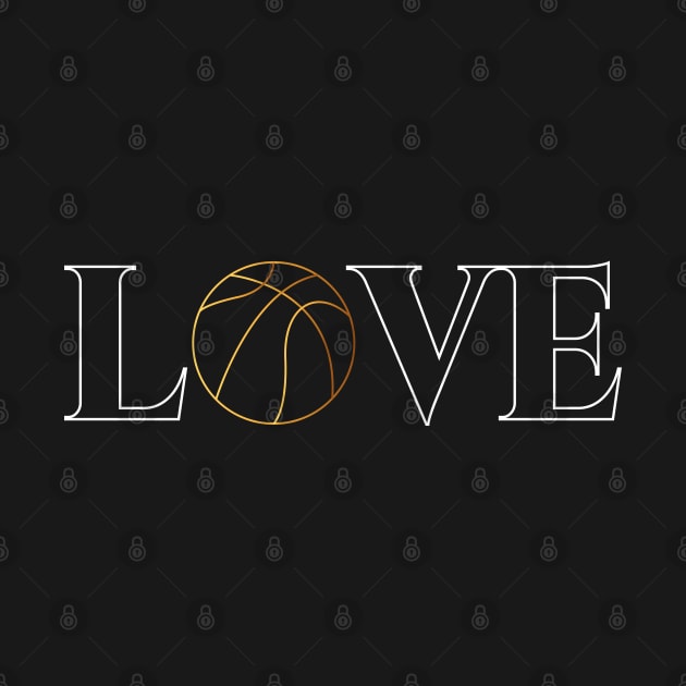 Love basketball by HB WOLF Arts