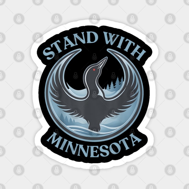 I-Stand-With-Minnesota Magnet by dtr_art
