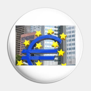 Euro monument, Frankfurt Pin