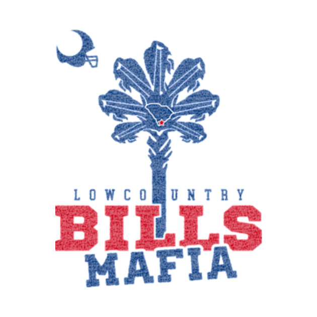 Bills Mafia...By Land, By Air, By Sea - White by Lowcountry Bills Mafia