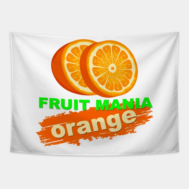 FRUIT-MANIA,-ORANGE Tapestry by UNIQUE GIFTS