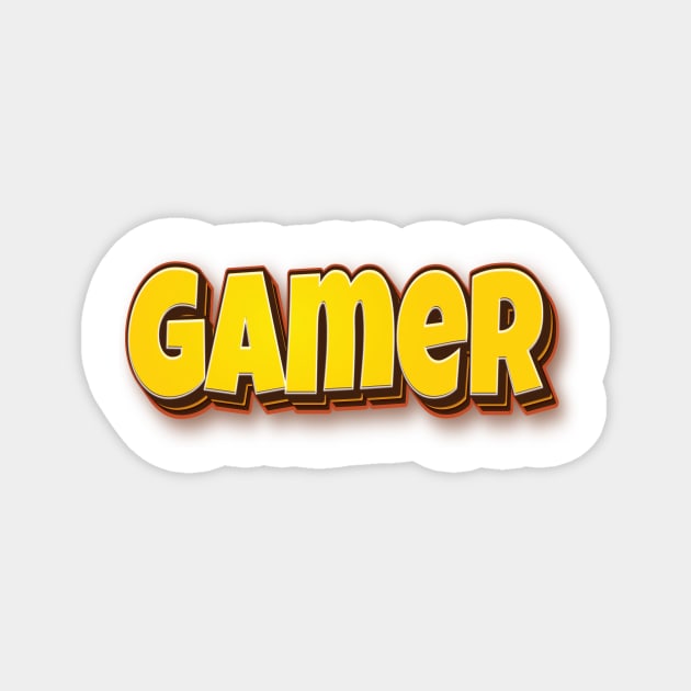 Gamer Video Gaming Words Gamers Use. I Love Playing Esports! Magnet by ProjectX23Red