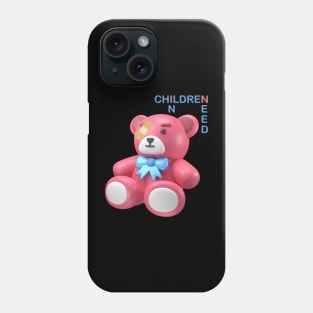 Pudsey Bear, Tesco Pudsey Bear, Pudsey, Bear, Tesco, Tesco Bear, Tesco Pudsey, children in need, pudsey bear Phone Case