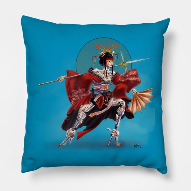 Kabuki Pillow by Bertoni_Lee