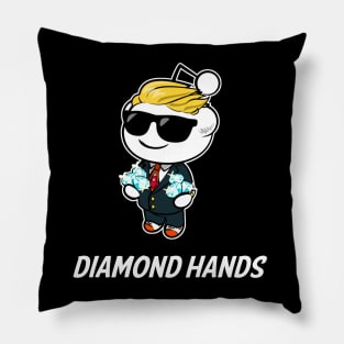 Reddit Wallstreetbets WSB Diamond Hands Day Trader Stock Market Options Pillow