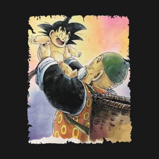 SON GOHAN GRANDFATHER MERCH VTG T-Shirt