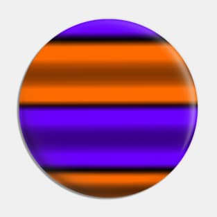 Orange & Purple Horizontal Stripes Pin