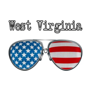 AMERICA PILOT GLASSES WEST VIRGINIA T-Shirt