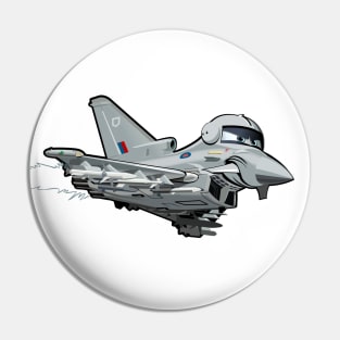 Cartoon Fighter Plane Pin