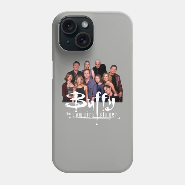 Buffy The Vampire Slayer Black Phone Case by Mendozab Angelob