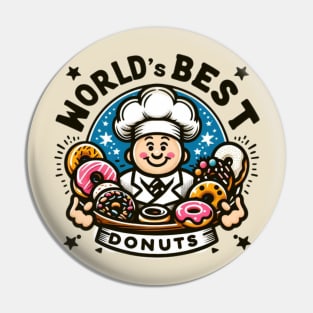 World's Best Donuts Pin