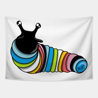 Queer Pride Fidget Slug Tapestry