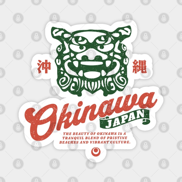 Okinawa, Japan City Magnet by Issho Ni