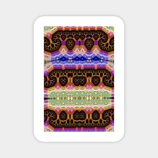 Abstract Fractal Trees Magnet