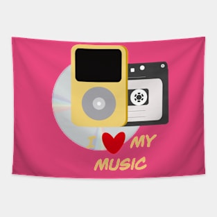 I Love My Music - Yellow Tapestry