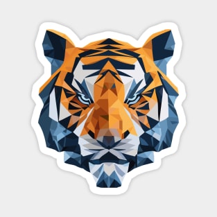 Low Poly Tiger Magnet