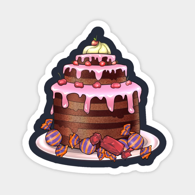Yummy Cake Magnet by Bootyfreeze