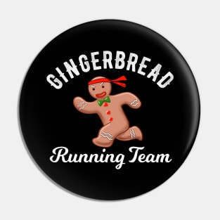 Gingerbread Running Team Pin