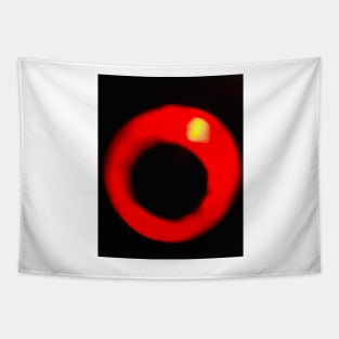 Zeros (Red Rings) Tapestry