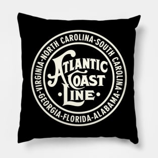 Atlantic Coast Line Railroad_WHT Pillow