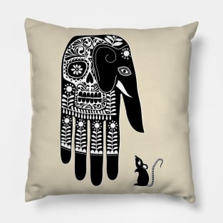 Elephant in the Room Pillow