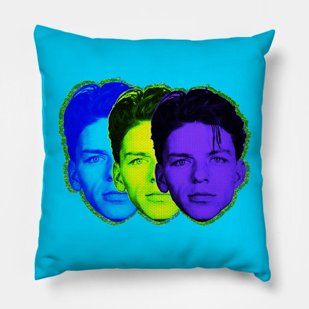 Franks Sinatra Mugshot Threeways Pillow by SABREart