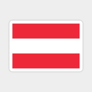 Austrian Flag in its Official Colors Magnet