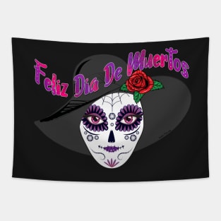 Feliz Dia De Muertos - Day of the Dead Tapestry