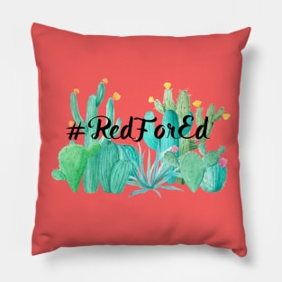 #RedForEd Pillow