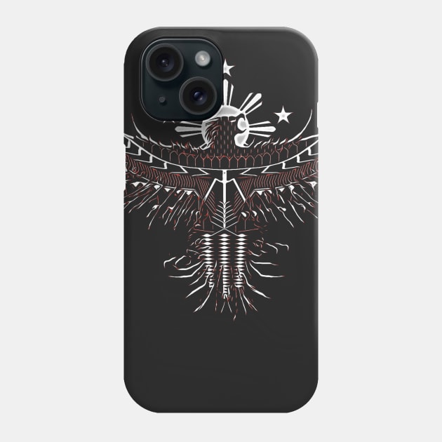 The Warrior (BLACK) Phone Case by Nostalgink