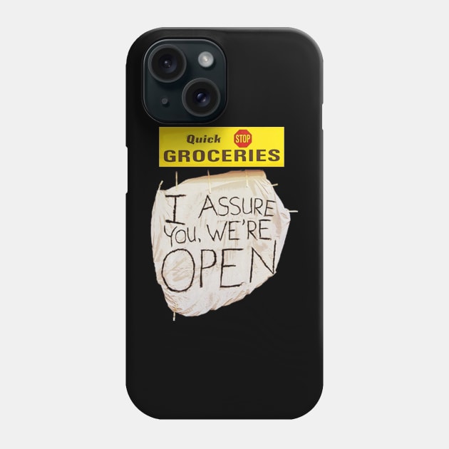 quick stop groceries Phone Case by APOCALYPTIK