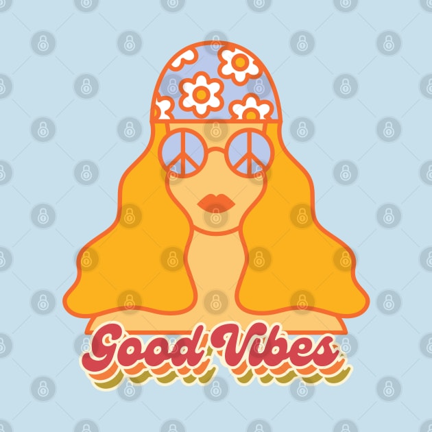 Good Vibes Hippie Girl Tee! by SocietyTwentyThree