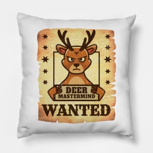 Deer Mastermind WANTED - Deer hunting Pillow