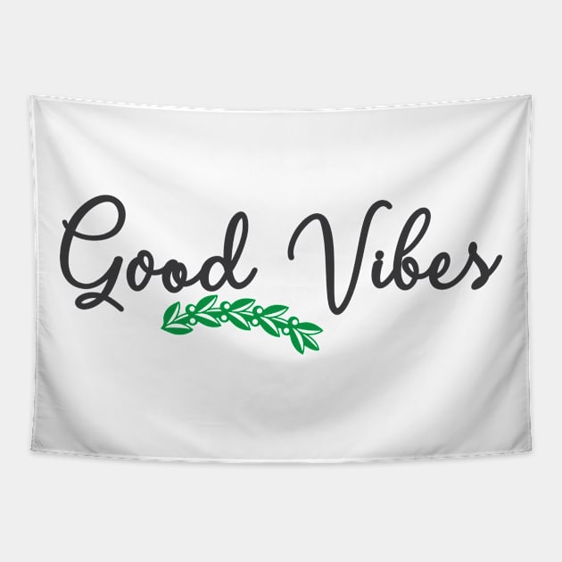 Good Olive Branch Fun Vibes Tapestry by ckandrus