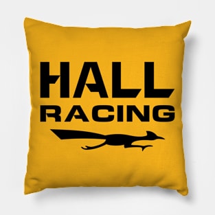 Hall Racing Team Logo Vintage Art Pillow