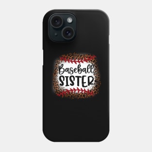 Baseball Sister Leopard Baseball Sister Phone Case