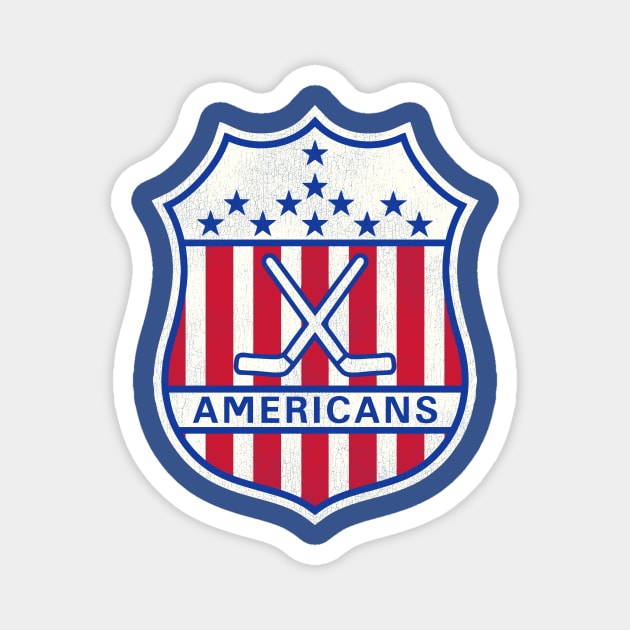 Defunct New York Americans Hockey Team Magnet by Defunctland