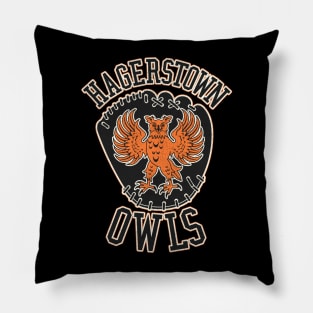 Defunct Hagerstown Owls Baseball Team Pillow