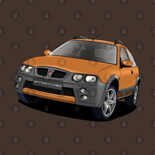 Rover Streetwise SE in burnt orange by Webazoot