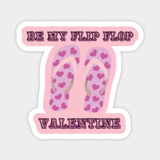 Be My Flip Flop Valentine Magnet