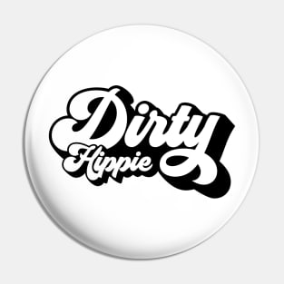 Dirty Hippie Retro Script Pin